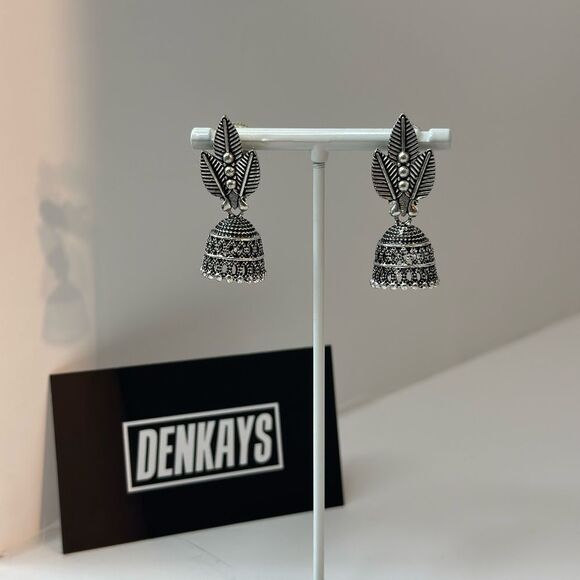 DENKAYS BOLLYWOOD EARRINGS - Picture 4 of 5